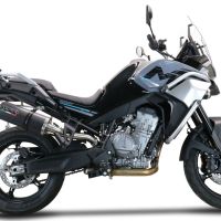 Escape compatible con Cf Moto 800 Mt Touring 2022-2024, Dual Poppy, Escape legal, homologado, silenciador con db killer desmontable y tubo de conexión específico 