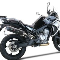 Escape compatible con Cf Moto 800 Mt Sport 2022-2024, Furore Evo4 Poppy, Escape legal, homologado, silenciador con db killer desmontable y tubo de conexión específico 
