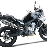 Escape compatible con Cf Moto 800 Mt Sport 2022-2024, GP Evo4 Titanium, Escape legal, homologado, silenciador con db killer desmontable y tubo de conexión específico 