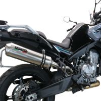 Escape compatible con Cf Moto 800 Mt Touring 2022-2024, Satinox , Escape legal, homologado, silenciador con db killer desmontable y tubo de conexión específico 