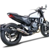 GPR escape compatible con  Cf Moto 700 CL-X Heritage  2022-2024, Deeptone Inox, Escape legal, homologado, silenciador con db killer desmontable y tubo de conexión específico 