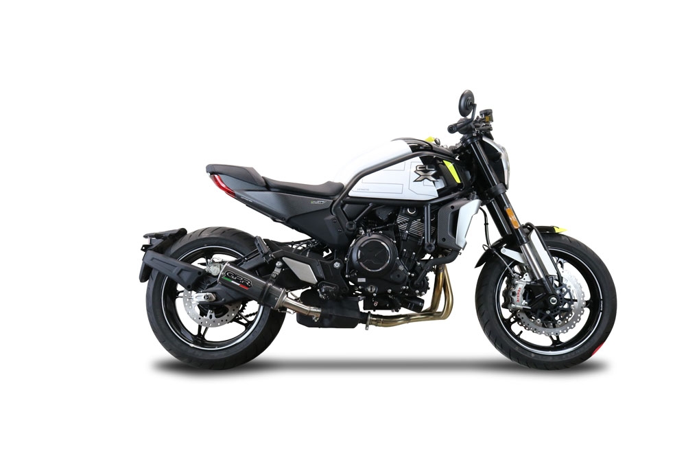 GPR escape compatible con  Cf Moto 700 CL-X Heritage  2022-2024, M3 Poppy , Escape legal, homologado, silenciador con db killer desmontable y tubo de conexión específico 