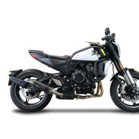 GPR escape compatible con  Cf Moto 700 CL-X Heritage  2022-2024, M3 Poppy , Escape legal, homologado, silenciador con db killer desmontable y tubo de conexión específico 