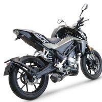 Escape compatible con Cf Moto 300 NK 2022-2024, GP Evo4 Titanium, Escape completo, no legal para países de la UE, con db killer extraíble 