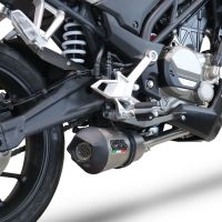 Escape compatible con Cf Moto 300 NK 2022-2024, GP Evo4 Titanium, Escape completo, no legal para países de la UE, con db killer extraíble 