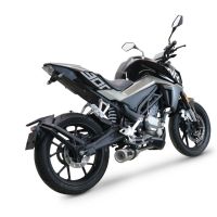 Escape compatible con Cf Moto 300 NK 2022-2024, M3 Inox , Escape completo, no legal para países de la UE, con db killer extraíble 