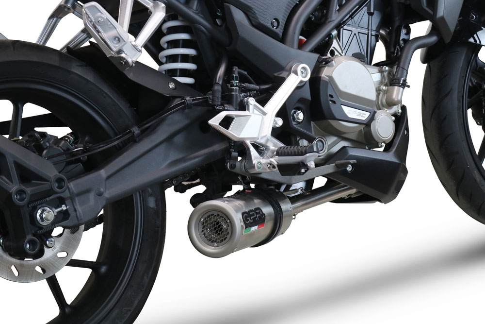 Escape compatible con Cf Moto 300 NK 2022-2024, M3 Inox , Escape completo, no legal para países de la UE, con db killer extraíble 