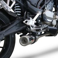Escape compatible con Cf Moto 300 NK 2022-2024, M3 Inox , Escape completo, no legal para países de la UE, con db killer extraíble 