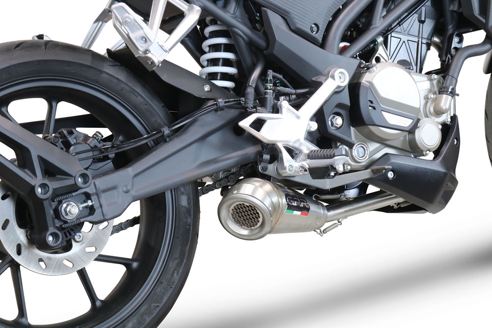 Escape compatible con Cf Moto 300 NK 2022-2024, Powercone Evo, Escape completo, no legal para países de la UE, con db killer extraíble 