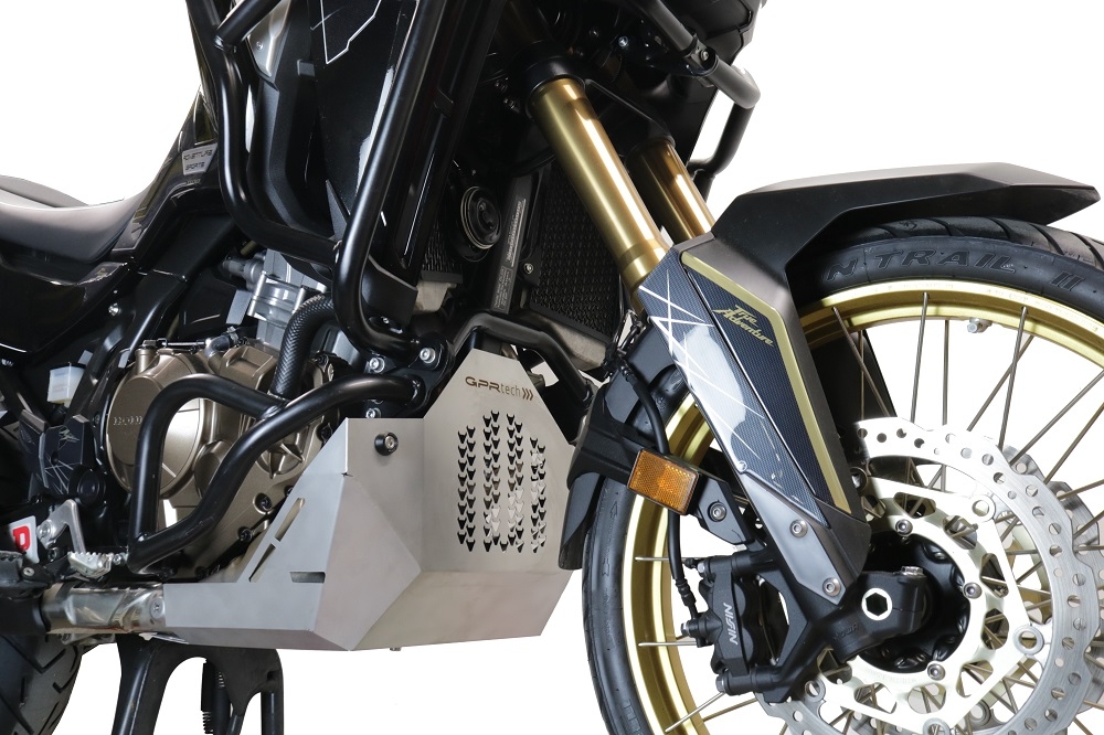 GPR TECH compatible con  Honda Crf 1100 L Africa Twin DCT 2021/2024 e5 Protección del motor en titanio 