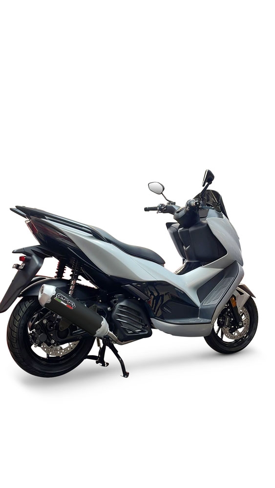 GPR escape compatible con  Zontes E 125 2023-2024, Pentascooter, Escape completo homologado y legal,con catalizador incluido db killer extraíble 