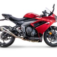 Escape compatible con Triumph Daytona 660 2023-2025, Powercone Evo, Escape completo, no legal para países de la UE, con db killer extraíble 