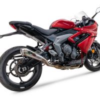 Escape compatible con Triumph Daytona 660 2023-2025, Powercone Evo, Escape completo, no legal para países de la UE, con db killer extraíble 