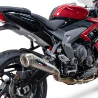 Escape compatible con Triumph Daytona 660 2023-2025, Powercone Evo, Escape completo, no legal para países de la UE, con db killer extraíble 
