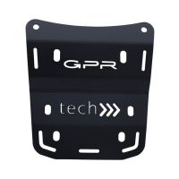 GPR TECH compatible con  Ducati Multistrada V4 / V4S / V4S Sport 1100 2021/2024 Placa de fijación específica en Titanio ALPITECH 35/55 LT compatible con portaequipajes original, fabricada en titanio con 4 puntos de anclaje