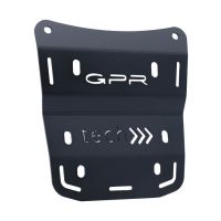 GPR TECH compatible con  Ducati Multistrada V4 / V4S / V4S Sport 1100 2021/2024 Placa de fijación específica en Titanio ALPITECH 35/55 LT compatible con portaequipajes original, fabricada en titanio con 4 puntos de anclaje