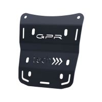 GPR TECH compatible con  Ducati Multistrada V4 / V4S / V4S Sport 1100 2021/2024 Placa de fijación específica en Titanio ALPITECH 35/55 LT compatible con portaequipajes original, fabricada en titanio con 4 puntos de anclaje