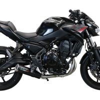 GPR escape compatible con  Kawasaki Ninja 650 2021-2022, M3 Black Titanium, Escape completo homologado y legal,con catalizador incluido db killer extraíble 