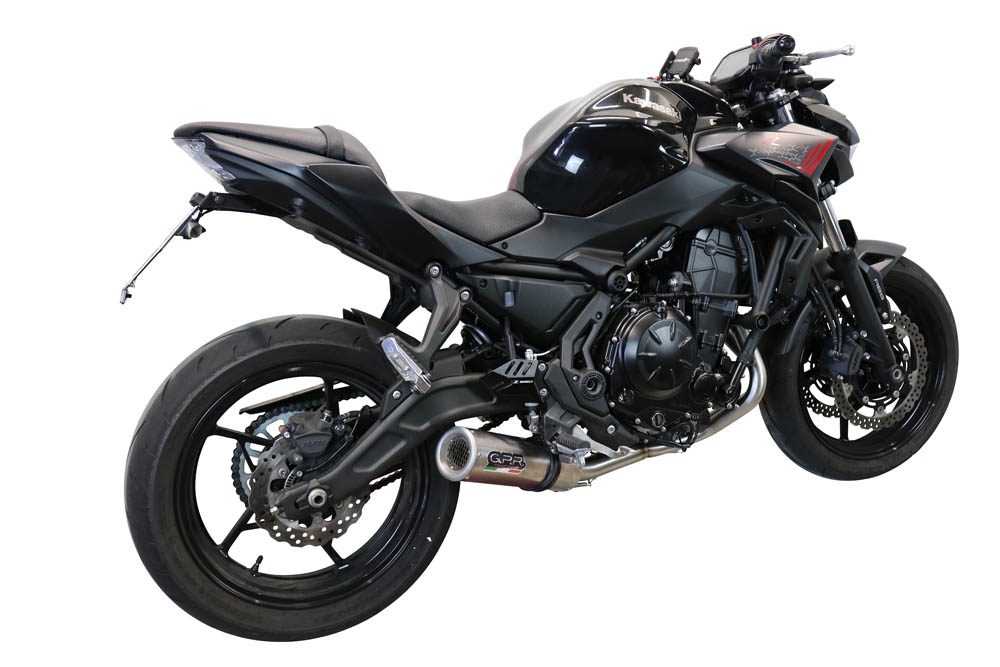 Escape compatible con Kawasaki Z 650 2017-2020, M3 Inox , Escape completo, no legal para países de la UE, con db killer extraíble 