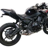 Escape compatible con Kawasaki Z 650 2017-2020, M3 Inox , Escape completo, no legal para países de la UE, con db killer extraíble 