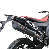 Escape compatible con Aprilia Rx 125 2021-2024, Furore Evo4 Poppy, Escape homologaedo, legal para mercados fuera de la UE, incluido tubo de enlace y db killer extraíble 
