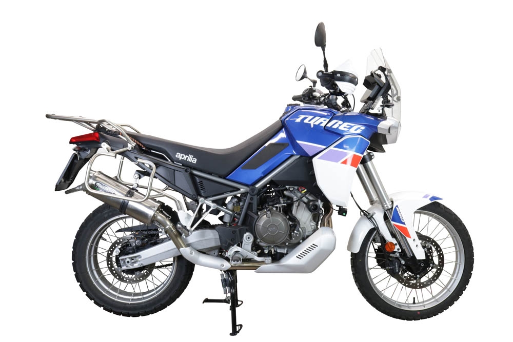 Escape compatible con Bmw R 1200 Gs -Adventure 2010-2012, Dual Inox, Escape legal, homologado, silenciador con db killer desmontable y tubo de conexión específico 