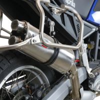 Escape compatible con Bmw R 1200 Gs -Adventure 2010-2012, Dual Inox, Escape legal, homologado, silenciador con db killer desmontable y tubo de conexión específico 