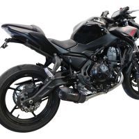 Escape compatible con Kawasaki Z 650 2017-2020, Furore Evo4 Nero, Escape completo, no legal para países de la UE, con db killer extraíble 