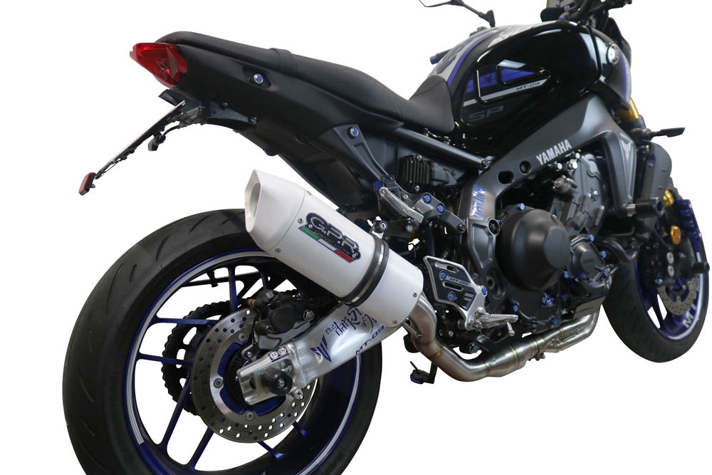 Escape compatible con Yamaha Mt-09 2021-2023, Albus Evo4, Escape completo, no legal para países de la UE, con db killer extraíble 