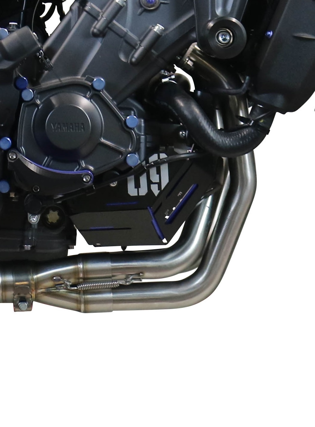 Escape compatible con Yamaha Mt-09 2021-2023, M3 Inox , Escape completo homologado y legal,con catalizador incluido db killer extraíble 