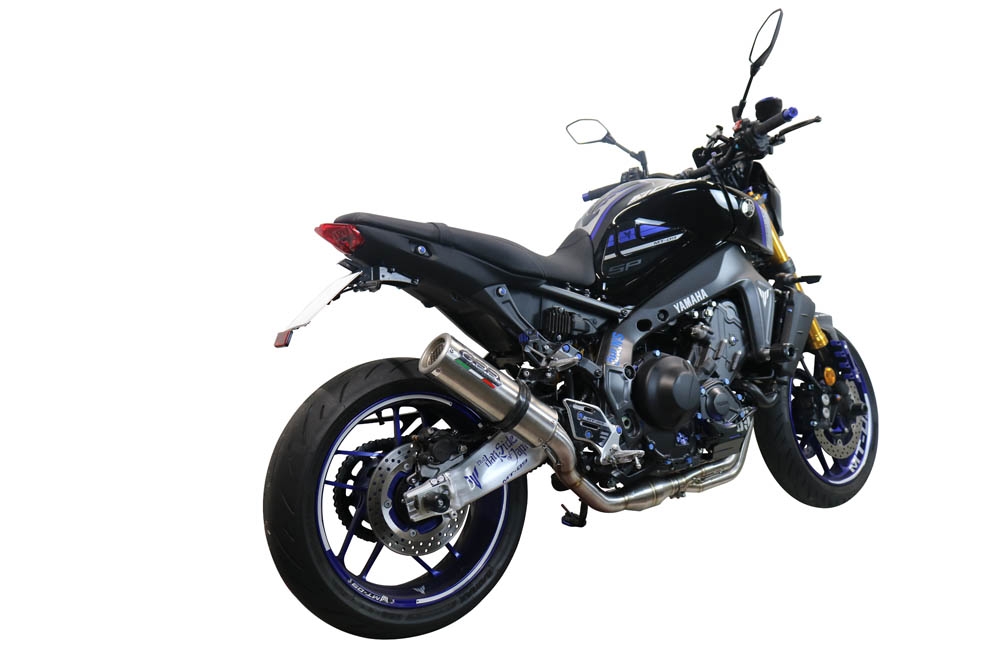 Escape compatible con Yamaha Mt-09 2021-2023, M3 Inox , Escape completo homologado y legal,con catalizador incluido db killer extraíble 