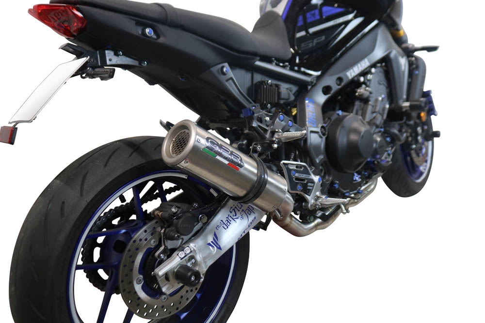 Escape compatible con Yamaha Mt-09 2021-2023, M3 Inox , Escape completo homologado y legal,con catalizador incluido db killer extraíble 