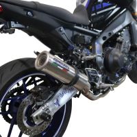 Escape compatible con Yamaha Mt-09 2021-2023, M3 Inox , Escape completo homologado y legal,con catalizador incluido db killer extraíble 