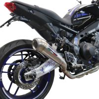 Escape compatible con Yamaha Mt-09 2021-2023, Powercone Evo, Escape completo homologado y legal,con catalizador incluido db killer extraíble 