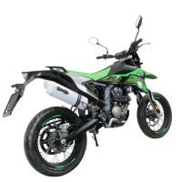 Escape compatible con KL MOTOR KXE 125 2022-2023, Albus Evo4, Escape homologaedo, legal para mercados fuera de la UE, incluido tubo de enlace y db killer extraíble 