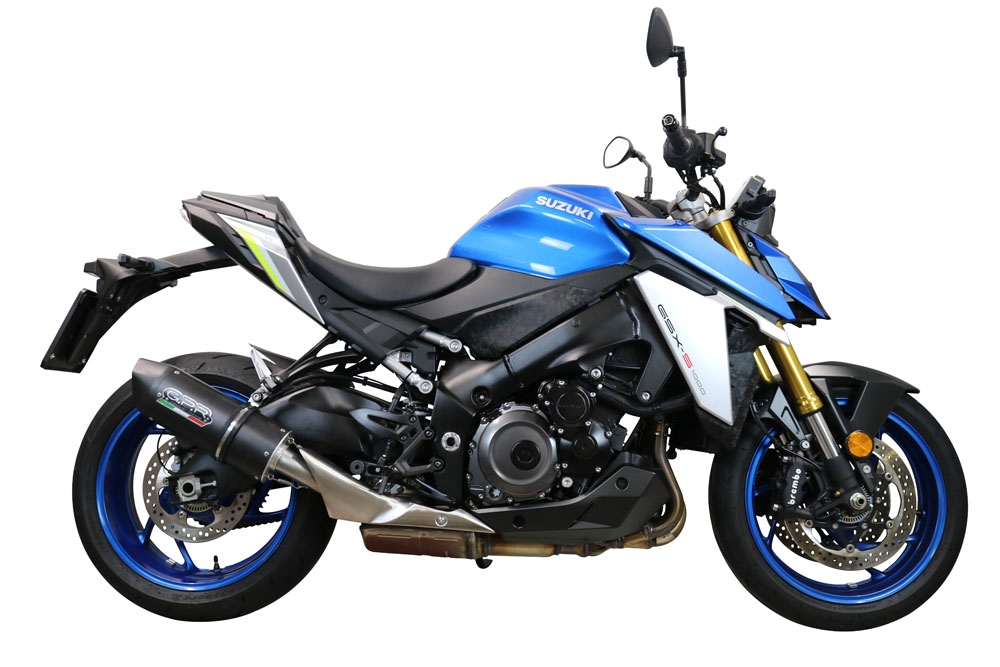 Escape compatible con Suzuki Gsx-S 1000 F 2017-2020, Furore Evo4 Poppy, Escape legal, homologado, silenciador con db killer desmontable y tubo de conexión específico 