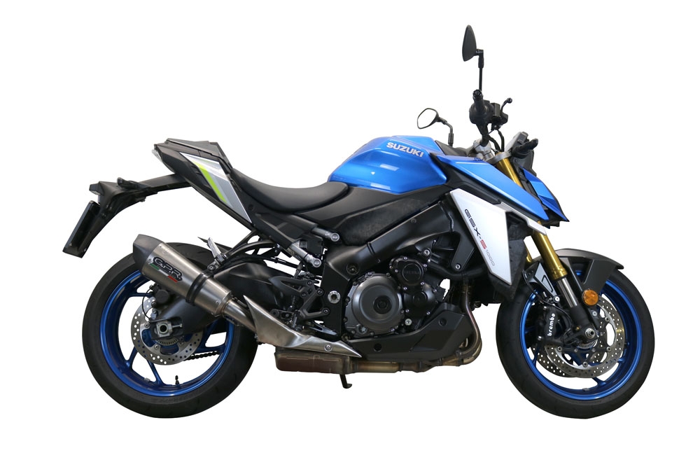 Escape compatible con Suzuki Gsx-S 1000 GX 2024-2025, GP Evo4 Titanium, Escape legal, homologado, silenciador con db killer desmontable y tubo de conexión específico 