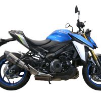 Escape compatible con Suzuki Gsx-S 1000 GX 2024-2025, GP Evo4 Titanium, Escape legal, homologado, silenciador con db killer desmontable y tubo de conexión específico 