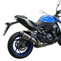 Escape compatible con Suzuki Gsx-S 1000 GX 2024-2025, GP Evo4 Titanium, Escape legal, homologado, silenciador con db killer desmontable y tubo de conexión específico 