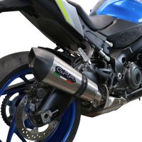 Escape compatible con Suzuki Gsx-S 1000 GX 2024-2025, GP Evo4 Titanium, Escape legal, homologado, silenciador con db killer desmontable y tubo de conexión específico 