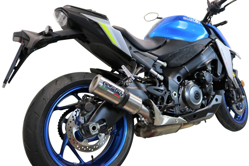 Escape compatible con Suzuki Gsx-S 950 2017-2020, M3 Inox , Escape legal, homologado, silenciador con db killer desmontable y tubo de conexión específico 