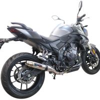 Escape compatible con Voge 500R 2021-2024, Deeptone Inox, Escape legal, homologado, silenciador con db killer desmontable y tubo de conexión específico 