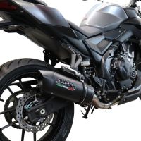 Escape compatible con Voge 500R 2021-2024, Furore Evo4 Nero, Escape legal, homologado, silenciador con db killer desmontable y tubo de conexión específico 