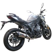 Escape compatible con Voge 500R 2021-2024, GP Evo4 Titanium, Escape legal, homologado, silenciador con db killer desmontable y tubo de conexión específico 