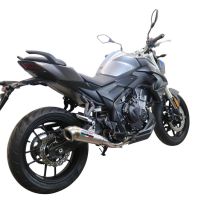 Escape compatible con Voge 500R 2021-2024, Powercone Evo, Escape racing, silenciador con tubo de conexion, articulo sin homologacion 
