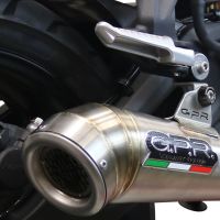 Escape compatible con Voge 500R 2021-2024, Powercone Evo, Escape racing, silenciador con tubo de conexion, articulo sin homologacion 