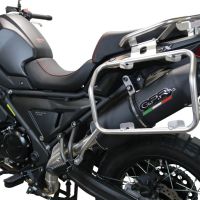 Escape compatible con Voge 650DSX 2021-2024, Furore Evo4 Nero, Escape homologaedo, legal para mercados fuera de la UE, incluido tubo de enlace y db killer extraíble 