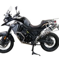 Escape compatible con Voge 650DSX 2021-2024, Satinox , Escape homologado para mercados fuera de la UE 