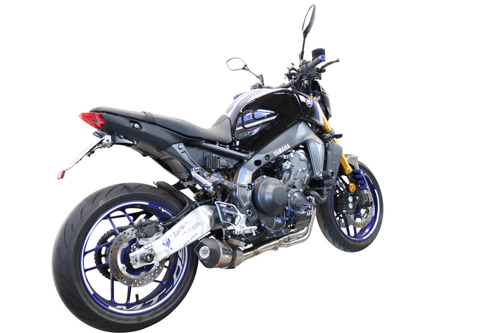 Escape compatible con Yamaha Mt-09 2021-2024, Gpe Ann. titanium, Escape completo, no legal para países de la UE, con db killer extraíble 