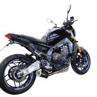 Escape compatible con Yamaha Mt-09 2021-2024, M3 Black Titanium, Escape completo, no legal para países de la UE, con db killer extraíble 